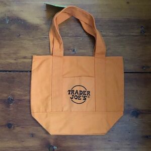 Trader Joe's Vibrant Orange Tote Bag